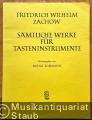 Sämtliche Werke für Tasteninstrumente: I. Choralbearbeitungen. II. Freie Kompositionen (= Edition Breitkopf, Nr. 6646).