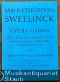 Jan Pieterszoon Sweelinck. Opera Omnia. Editio altera quam edendam curavit Vereniging voor Nederlandse Muziekgeschiedenis, Vol. I: The Instrumental Works - Fascicle II.