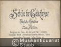 Schule der Geläufigkeit. Tägliche Studien für Flöte, Op. 77. Ausgehaltene Töne, alle Dur- und Moll-Tonleitern, Arpeggien, Terzen, Chromatische Gammen, Intervalle, Etüden, verschiedene Passagen, Triller-Etüden etc.