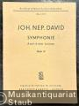 Symphonie A moll - A minor - La mineur, Werk 18 (= Breitkopf & Härtels Partitur-Bibliothek, Nr. 3331).