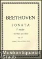 Sonata F major for Piano and Oboe, Op. 17 (Original: Piano and French Horn).