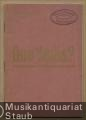 Quo vadis? Op. 30. Dramatische Szenen für Soli, Chor, Orchester und Orgel. Textbuch.