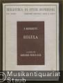 Regula. Introduzione, testo, apparati, traduzione e commento a cura di Gregorio Penco (= Biblioteca di studi superiori, 39).
