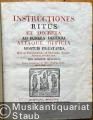 Sammlerstücke/Raritäten &raquo; 19. Jhdt. - Instructiones Ritus Et Decreta Ad Funera Ducenda Aliaque Officia Mortuis Praestanda Quae in Provincialibus, et Dioecesanis Synodis hactenus sancita sunt. Huic Novissimae Impressioni Plura accesserunt ex Decr. Congreg. habit. die 5. Julii 1735 [Vignette].
