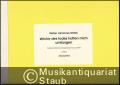 Stricke des Todes hatten mich umfangen. Fragmentarische Lobgesänge für Quartett (Sopran, Violine, Klarinette Bb, Bassklarinette Bb) (1995). Spielpartitur.