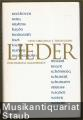 Lieder. Testi originali e traduzioni. Discografia aggiornata.