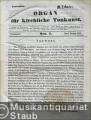 Musik (Bücher/Noten) &raquo; Musik-Zeitschriften - Organ für die kirchliche Tonkunst [Jahrgang 1 (1852), 2 (1853) u. 3 (1854), je in 12 Nummern vollständig].