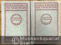 Volksliederbuch für Männerchor. Erster u. zweiter Band. Partitur.