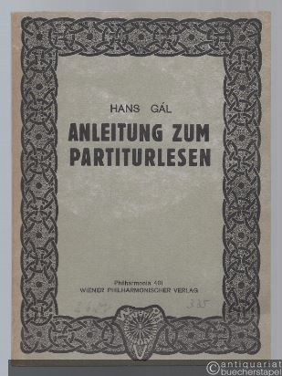  - Anleitung zum Partiturlesen (= Philharmonia, No. 401).
