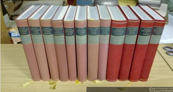  - Kunstdenkmäler in Österreich, in Wien, in der Schweiz u. a. Bildhandbücher. Konvolut von 11 Titeln (in 12 Bänden).