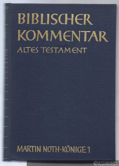  - Könige (= Biblischer Kommentar Altes Testament, Band IX/1).