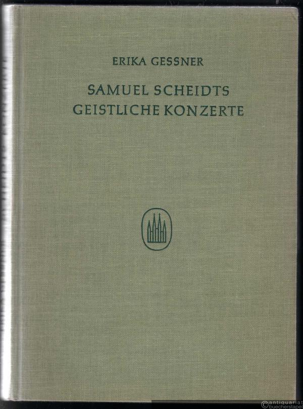  - Samuel Scheidts Geistliche Konzerte. Ein Beitrag zur Geschichte der Gattung (= Berliner Studien zur Musikwissenschaft, Bd. 2) (= Edition Merseburger 1452).