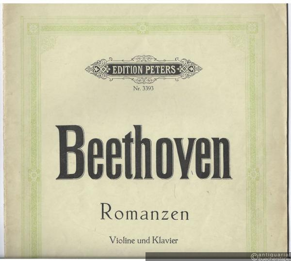  - Romanzen für Violine und Klavier, Op. 40 (= Edition Peters, Nr. 3393).