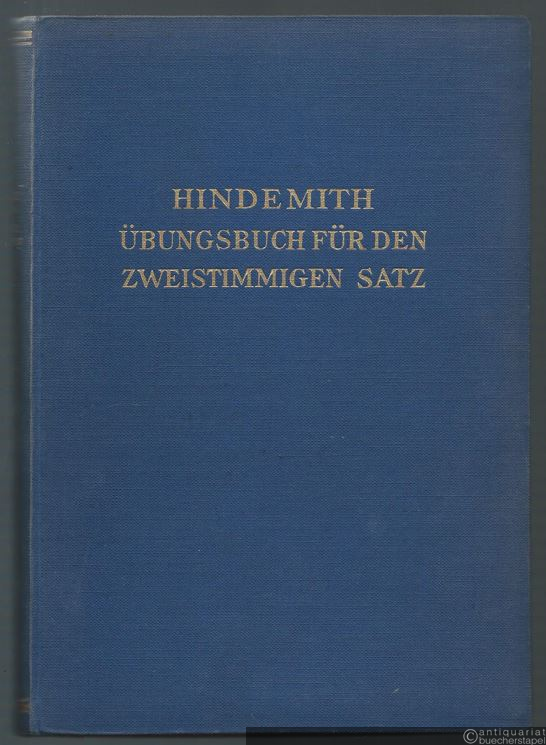  - Unterweisung im Tonsatz. II Übungsbuch für den zweistimmigen Satz (= Edition Schott, Nr. 3601).
