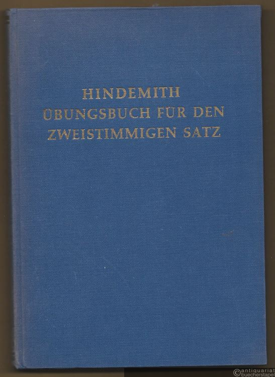  - Unterweisung im Tonsatz. II Übungsbuch für den zweistimmigen Satz (= Edition Schott, Nr. 3601).