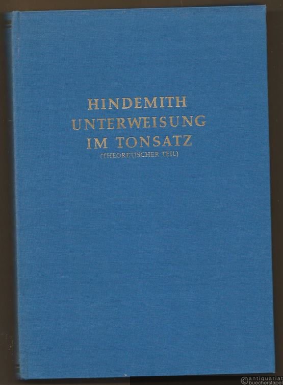  - Unterweisung im Tonsatz. I Theoretischer Teil (= Edition Schott, Nr. 3600).