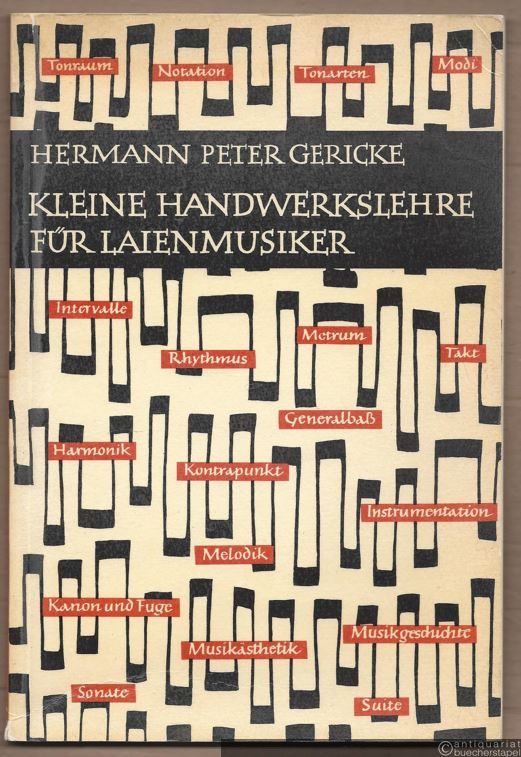 - Kleine Handwerkslehre für Laienmusiker.  - Kleine Handwerkslehre für Laienmusiker.