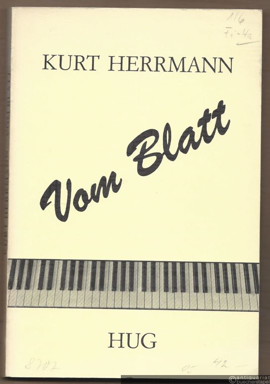 - Vom Blatt. Primavista-Lehrgang für Klavierspieler. Textband.  - Vom Blatt. Primavista-Lehrgang für Klavierspieler. Textband.