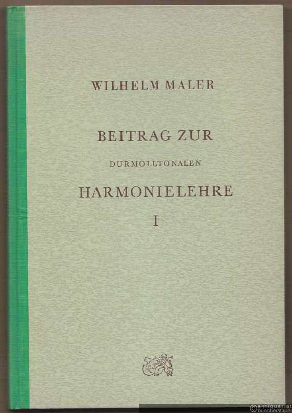 - Beitrag zur durmolltonalen Harmonielehre, I: Lehrbuch.  - Beitrag zur durmolltonalen Harmonielehre, I: Lehrbuch.