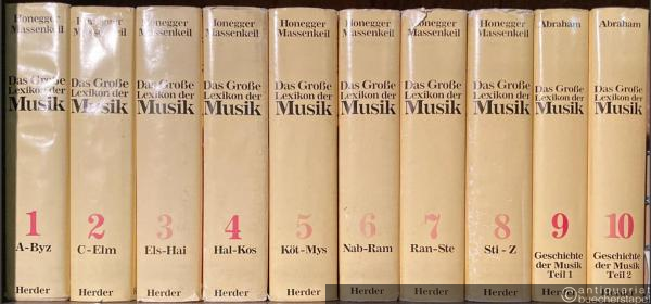 - Das große Lexikon der Musik. 10 Bände.  - Das große Lexikon der Musik. 10 Bände.