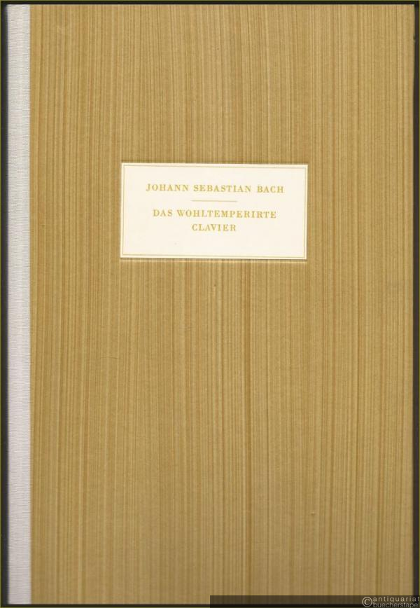 - Das Wohltemperirte Clavier (= Faksimile-Reihe Bachscher Werke und Schriftstücke, hrsg. v. Bach-Archiv Leipzig, Band 5).  - Das Wohltemperirte Clavier (= Faksimile-Reihe Bachscher Werke und Schriftstücke, hrsg. v. Bach-Archiv Leipzig, Band 5).