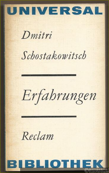- Erfahrungen. Aufsätze, Erinnerungen, Reden, Diskussionsbeiträge, Interviews, Briefe (= Reclams Universal-Bibliothek 947).  - Erfahrungen. Aufsätze, Erinnerungen, Reden, Diskussionsbeiträge, Interviews, Briefe (= Reclams Universal-Bibliothek 947).