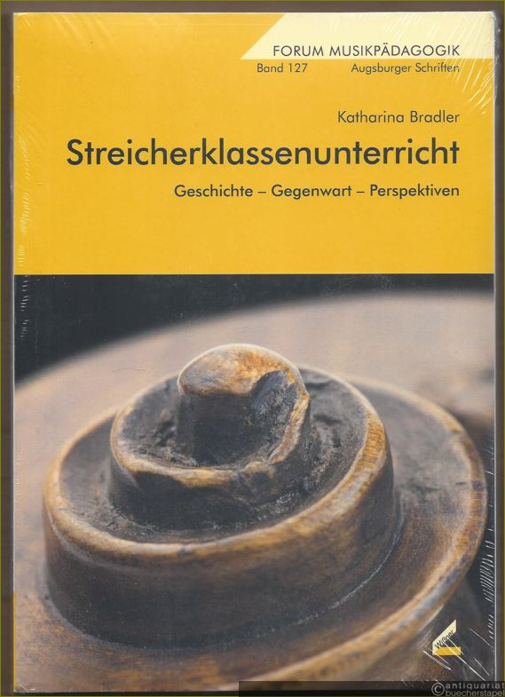 - Streicherklassenunterricht. Geschichte - Gegenwart - Perspektiven (= Forum Musikpädagogik, Augsburger Schriften, Band 127).  - Streicherklassenunterricht. Geschichte - Gegenwart - Perspektiven (= Forum Musikpädagogik, Augsburger Schriften, Band 127).