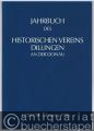 Jahrbuch des Historischen Vereins Dillingen an der Donau (LXXXVIII. Jahrgang 1986).
