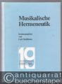 Beiträge zur musikalischen Hermeneutik (= Studien zur Musikgeschichte des 19. Jahrhunderts, Band 43).