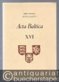 Acta Baltica (= Liber Annalis Instituti Baltici, XVI 1976).