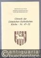 Chronik der Litauischen Katholischen Kirche (= Acta Baltica, Nr. 47-52).