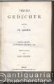 Sprach-/Literaturwissenschaft » Latein - Vergils Gedichte. Erklärt von Th. Ladewig. Zweites Bändchen: Aeneide Buch I-VI.