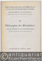 Philosophie des Mittelalters (= Bibliographische Einführungen in das Studium der Philosophie, 17).