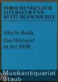 Das Hörspiel in der DDR. Themen und Tendenzen (= Forschungen zur Literatur- und Kulturgeschichte, hrsg. v. Helmut Kreuzer u. Karl Riha, Band 43). Das Hörspiel in der DDR. Themen und Tendenzen (= Forschungen zur Literatur- und Kulturgeschichte, hrsg. v. Helmut Kreuzer u. Karl Riha, Band 43).