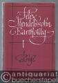 Felix Mendelssohn Bartholdy. Briefe an deutsche Verleger (= Felix Mendelssohn Bartholdy, Briefe 1).
