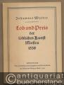 Lob und Preis der löblichen Kunst Musica 1538.