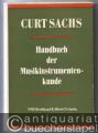 Handbuch der Musikinstrumentenkunde (= Kleine Handbücher der Musikgeschichte nach Gattungen, Band 12).