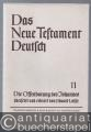 Die Offenbarung des Johannes (= Das Neue Testament Deutsch. Neues Göttinger Bibelwerk, Teilband 11).