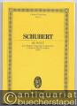 String Quintet for 2 Violins, Viola and Violoncello C major - C-Dur - Ut majeur D956 (= Edition Eulenburg, No. 15).
