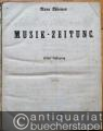 Musik (Bücher/Noten) » Musik-Zeitschriften - Neue Wiener Musik-Zeitung. Erster und zweiter Jahrgang (1852 u. 1853) in einem Band. Es fehlt Nr. 11 des 1. Jahrgangs.